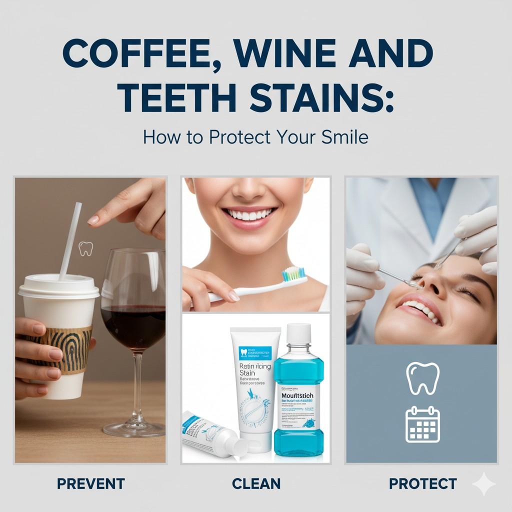 Coffee, Wine, and Teeth Stains: How to Protect Your Smile